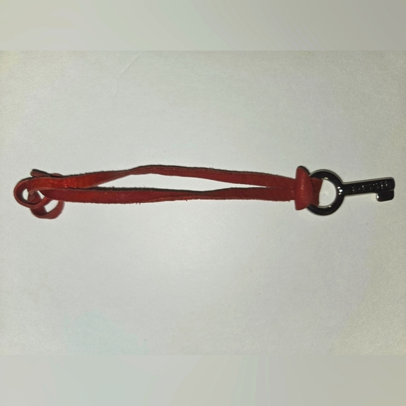 Fossil Leather Burnt Orange Crossbody Shoulder Bag - Picture 5 of 12